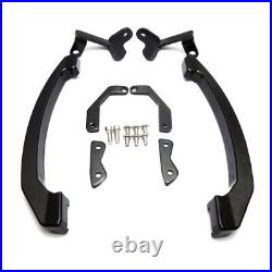 2pcs CNC Pillion Rear Seat Handle Grab Bar Hand Rail 6061-T6 Billet Aluminum