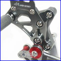Adjustable CNC Billet Aluminum Rear Set Foot Pegs For Ducati 1098 1098S 1198 848