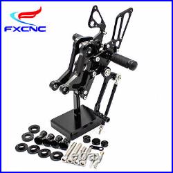 Adjustable For Ducati Monster 796 2010-2012 2013 CNC Rearset Foot Pegs Footrest