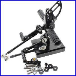 Adjustable For Ducati STREETFIGHTER 848 1100 CNC Rearsets Footpegs Rear Set Rest