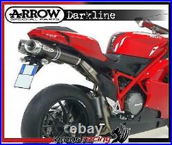 Arrow Dark Line Aluminium Racing Exhausts for Ducati 1098R 2008 08/