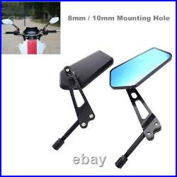 Bar End Mirrors for Motorcycle ATV Scooter Bikes Handle 8mm / 10mm Mounting Hole