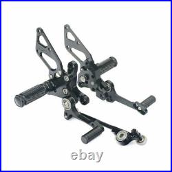 Billet CNC Adjustable Rearsets Rear Sets Foot pegs For Ducati 1098 1098 S 2008