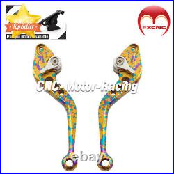 CNC Adjust For 916/916SPS UP TO 1998 Camouflage Brake Clutch Levers Motorbike