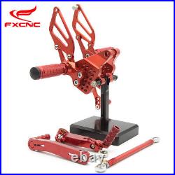 CNC Adjustable Footpegs Rearsets Footpegs Set For Ducati 749/999/748/919/996/998