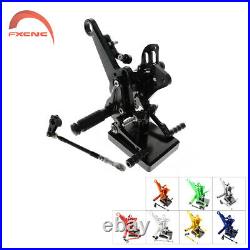 CNC Adjustable Footpegs Rearsets For Ducati Carbon 2011-2016/Diavel 2011-2015 12