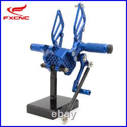CNC Adjustable Rearsets Foot Rest Pegs For Ducati 749 /999 /748/919/996/998 Blue