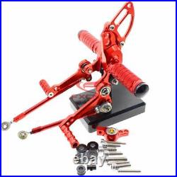 CNC Adjustbale Rearsets Footpegs Footrests For Ducati STREETFIGHTER 848 1100