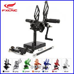 CNC Aluminum Motorcycle Adjustable Rearset Foot Pegs For Ducati 749 /999