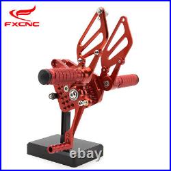 CNC Aluminum Rearsets Motorcycle Adjustable Foot Peg Footrest For Ducati 749/999