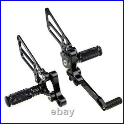 CNC Billet Adjustable Rearsets For Ducati 748 916 996 998 Footpegs Foot Pedal