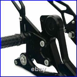CNC Billet Alu Adjustable Rearsets Footpegs for Ducati Monster 796 2010-2014 13