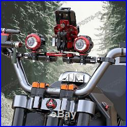 CNC Billet Wide Fat Handlebar Riser For Ducati Mount Bar Clamps Risers Universal