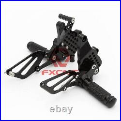 CNC Motorcycle Front Rearset Footpegs Footrest Pedals GP Peg For 748/919/996/998