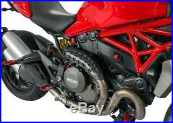 CNC Racing Ducati Monster 821 824 1200 Billet alloy Frame Plug Cap Cover Red