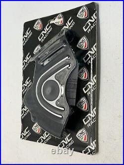 CNC Racing Front Sprocket Cover Billet Black SLVR Ducati XDiavel Diavel CP168BS