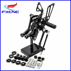 CNC Rearset Footpeg Footrest Foot Peg Pedals For Ducati Monster 1100 S 2009-2010