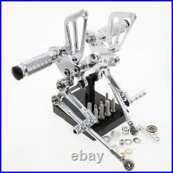 CNC Rearset Footpegs Footrests For Ducati 1098/S 2007-2008/1198 2009 2010 2011