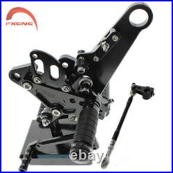 CNC Rearset Footrest Foot Pegs Pedals For Ducati AMG 2011-2012 Carbon 2011-2016
