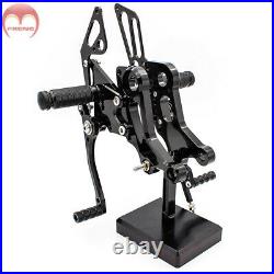 CNC Rearset Footrest Footpegs Pedals For Ducati Monster 1100 EVO 2011 2012 2013