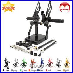 CNC Rearsets Footpegs Rear Set Foot Peg For 848 2008-2009 2010 1098/S 2007-2008