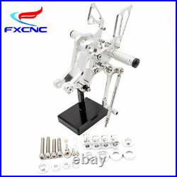 CNC Rearsets Footpegs Rear Set Foot Peg For Monster 1100 EVO 2011-2012 2013