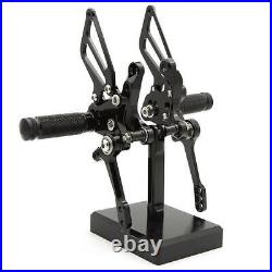 CNC Rearsets Footpegs Rear Set GP Pedals For 848 2008 2009-2010 1098/S 2007-2008