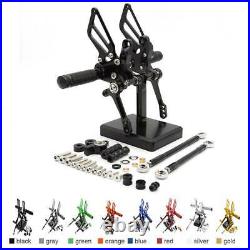 CNC Rearsets Footpegs Rear Set GP Pedals For 848 2008-2009 2010 1098/S 2007-2008