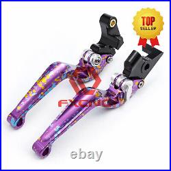 CNC Short 3D Camouflage Camber Brake Clutch Lever For 1098/S/Tricolor 2007-2008