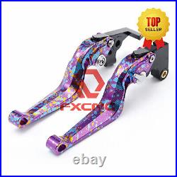 CNC Short 3D Camouflage Camber Brake Clutch Lever For 749/S/R 2003-2006 2004 05