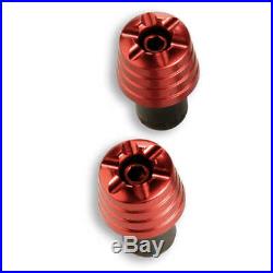 Ducati Anodized Billet Aluminum Handlebar End Weights 966318AAA Red