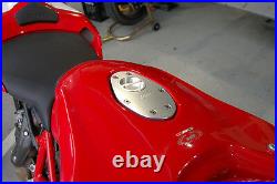 Ducati CNC Billet Gas Fuel Cap Lip 749 S R 999 Multistrada 620 1000 GT1000 1000S