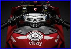 Ducati V2 V4 Billet Aluminium Tank Fuel Cap Black 97780051ba