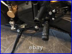 FXCNC CNC Rearsets Footpegs Footrest Set For DUCATI STREETFIGHTER 848 1100 Black