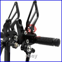 FXCNC CNC Rearsets Footpegs Footrests For 848 2008-2010 For 1098/S 2007-2008