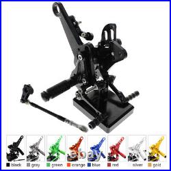 FXCNC Front Foot Pegs Rearsets Footrest Pedal Mount For STREETFIGHTER 848/M 696