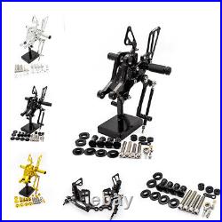 FXCNC Front Foot Pegs Rearsets Footrest Pedal Mount For STREETFIGHTER 848/M 696