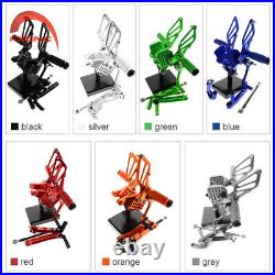 For 749 /999 /748/919/996/998 CNC Rearset Footrest Foot Pegs Pedals Footpegs