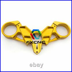For Ducati 749 848 999 CNC Aluminum Motorcycle Top Upper Triple Clamp Tree Gold
