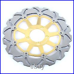 For Ducati 848 EVO 850cc (2011 2012 2013) Pair 320mm Wave Front Brake Rotor Pads
