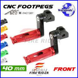 For Ducati Multistrada 1000 / DS 40mm Riser CNC Billet Front Footpegs