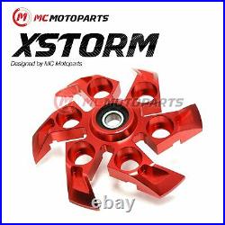 For Ducati Streetfighter SuperSport CNC Billet Red X-Storm Clutch Pressure Plate