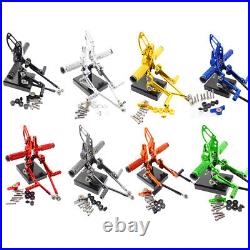 For STREETFIGHTER 848 1100 Front Rearsets Footrests Footpegs Pedal Mount Gray