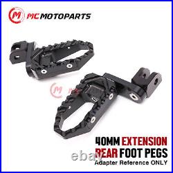 For SprotTouring ST3 ST2 ST4 40mm Riser Passenger Touring CNC Footpegs Pedals