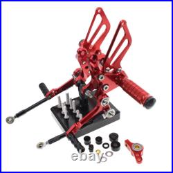 Front Footpegs Pedals Rearset Pedals For Ducati 848/848 EV0 2008-2013 2012 2011