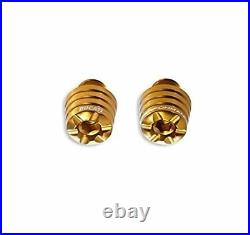 Genuine Ducati Panigale Andodized Billet Aluminum Weights Gold 97380011A