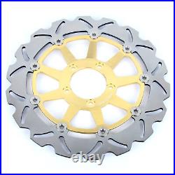 Gold Front Brake Discs Rotors For Ducati 1100 MONSTER S withabs 2009 2010 2011
