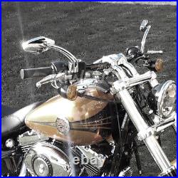 Mirrors billet cnc chrome fits Harley-Davidson Bad Boy motorcycle