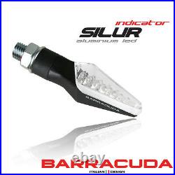 Pair of LED Indicators Barracuda Silur Billet Aluminium Ducati Hypermotard
