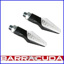 Pair of LED Indicators Barracuda Silur Billet Aluminium Ducati Monster 821